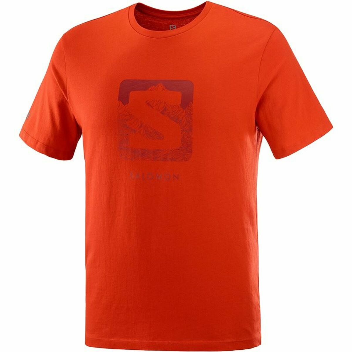 Maglia Sportiva a Maniche Corte Salomon Outlife Logo Rosso