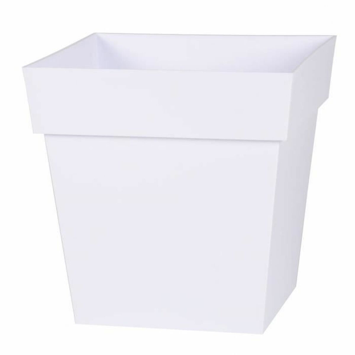 Vaso EDA Bianco polipropilene 32 x 32 x 32 cm