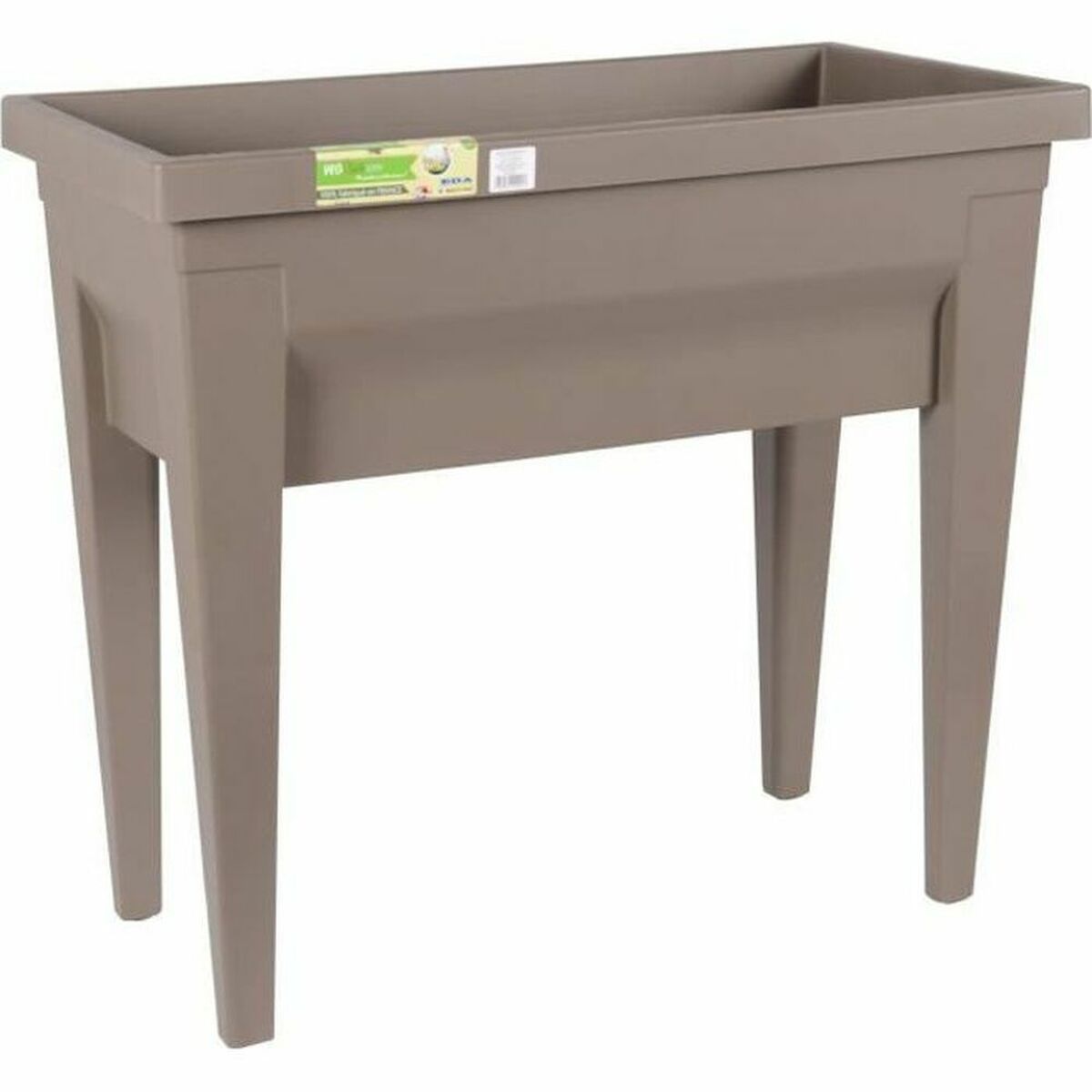 Vaso EDA Verdure Tavolo da Coltivazione Taupé 73 x 38,5 x 68 cm