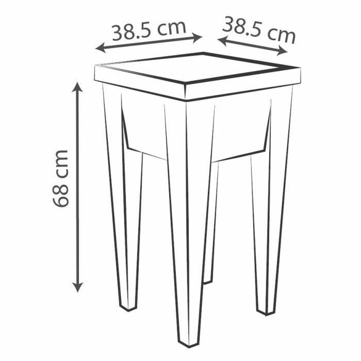 Vaso EDA Verdure Tavolo da Coltivazione 38,5 x 38,5 x 68 cm