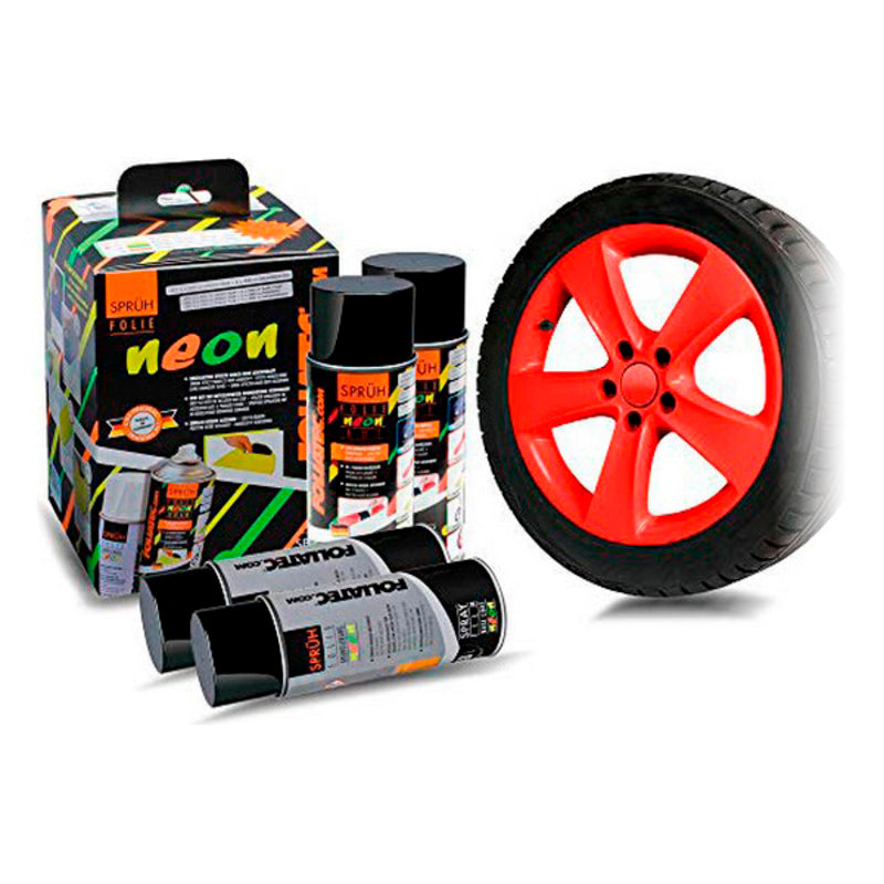 Gomma Liquida per Auto Foliatec Rosso 400 ml (4 pcs)