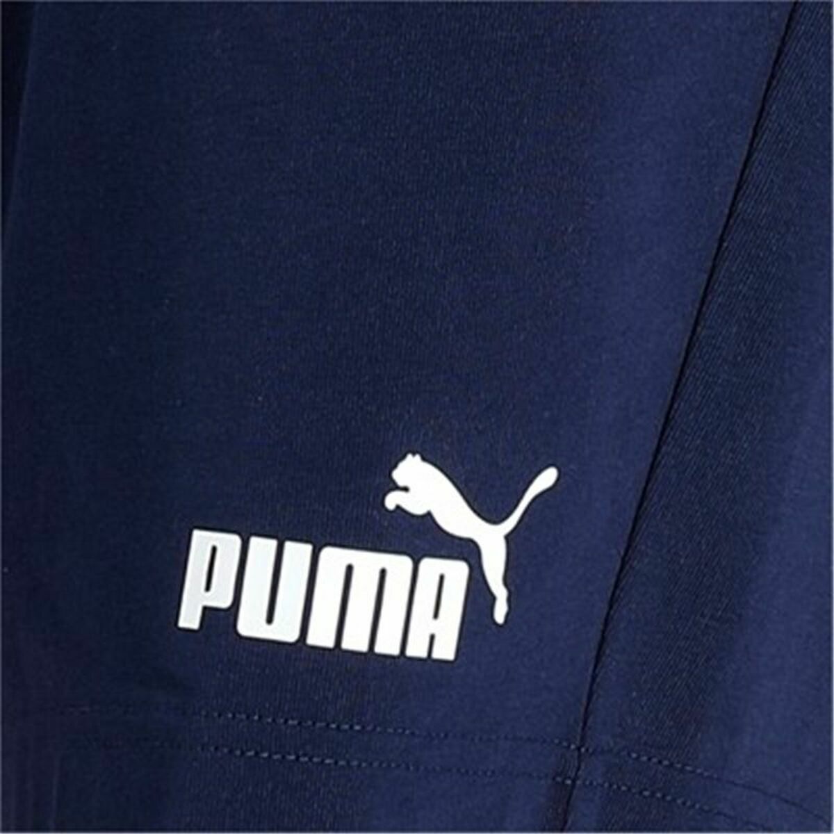 Pantaloni Corti Sportivi da Uomo Puma Essentials Azzurro Blu scuro