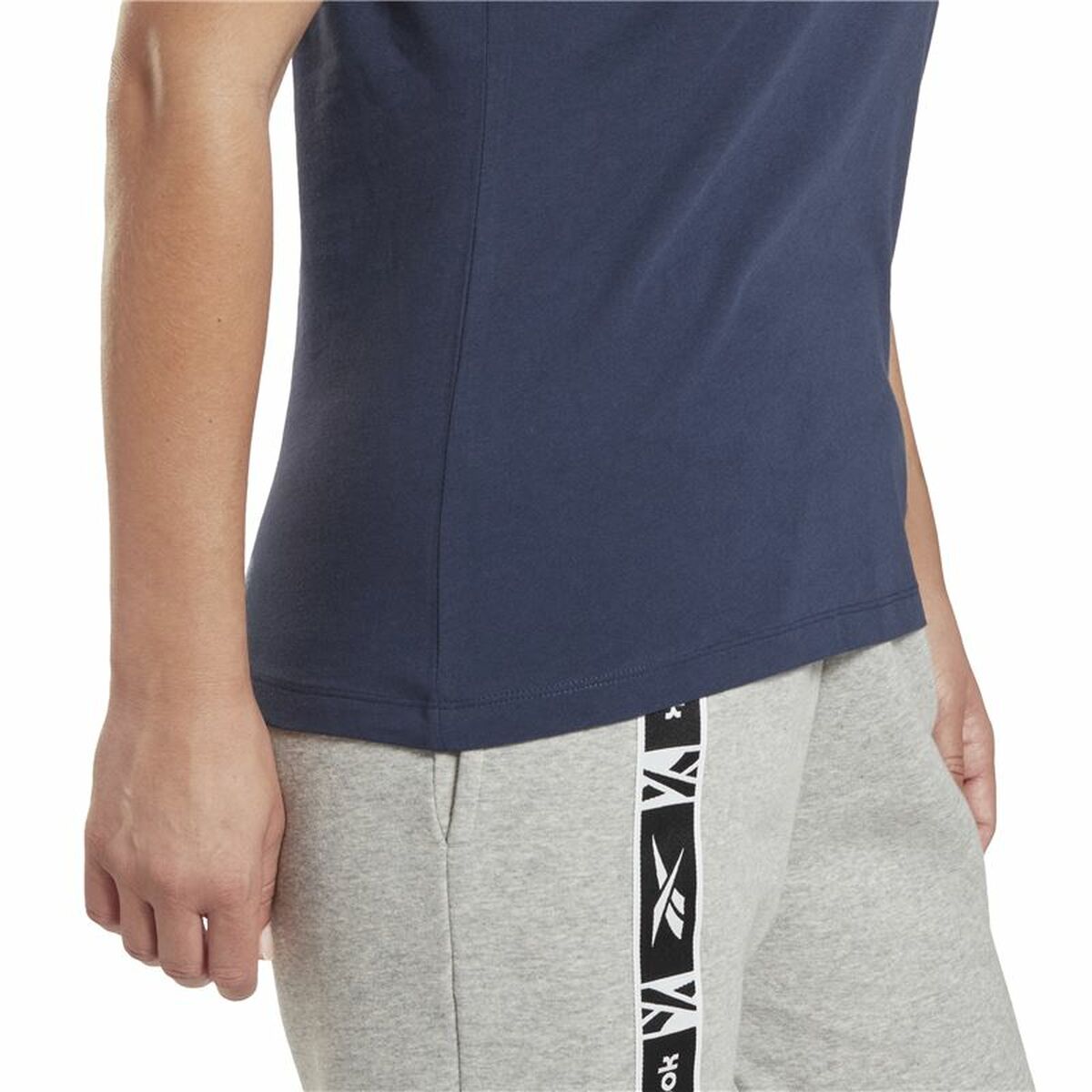 Maglia a Maniche Corte Donna Reebok Doorbuster Graphic Blu scuro