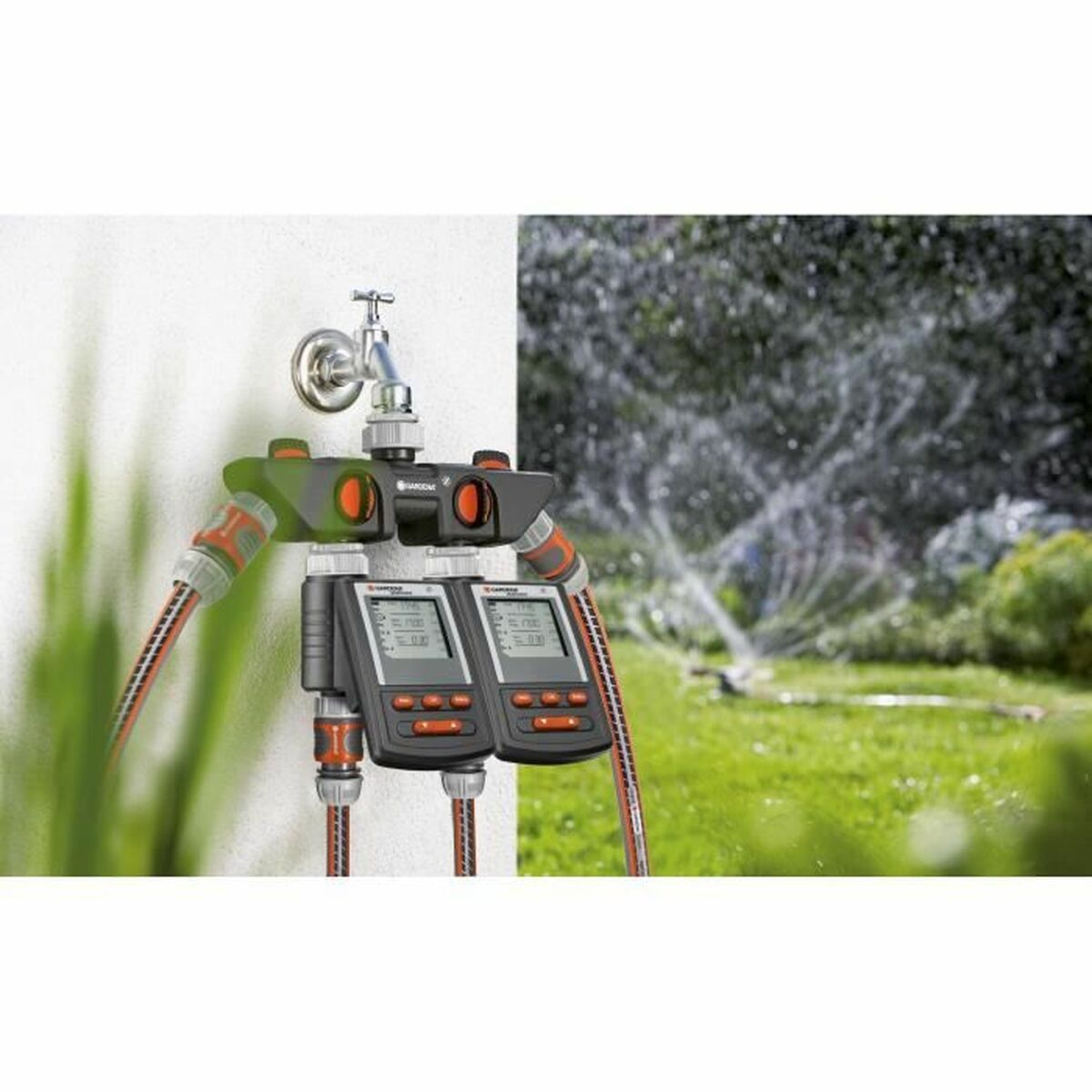 Connettore tubo Gardena Prof-System 08194-20 Quadruplo