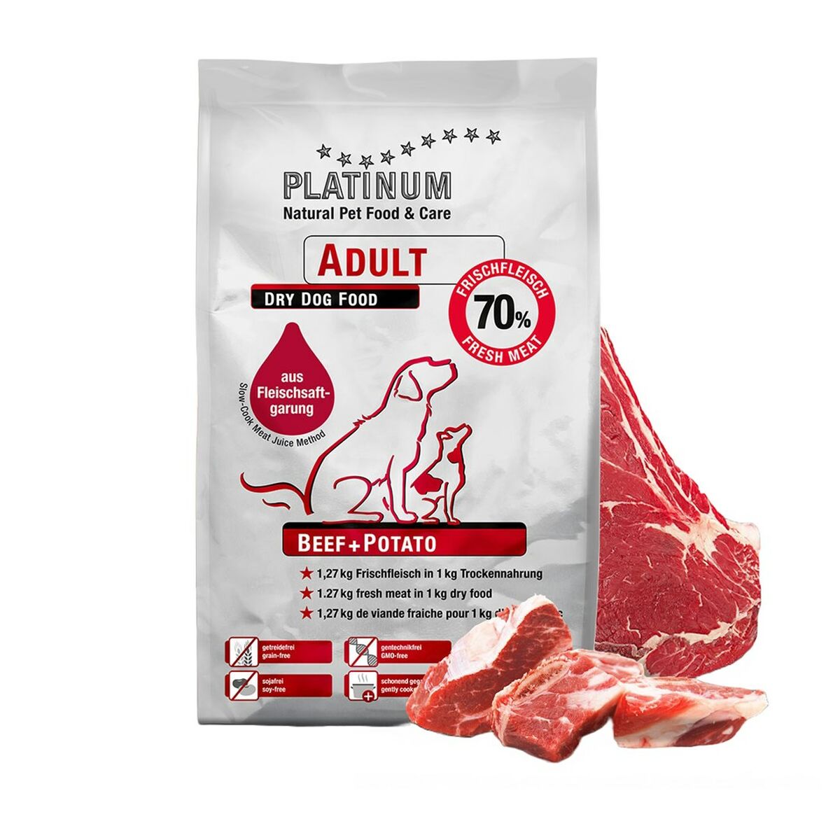Io penso Platinum 15 kg Adulto Carne di vitello