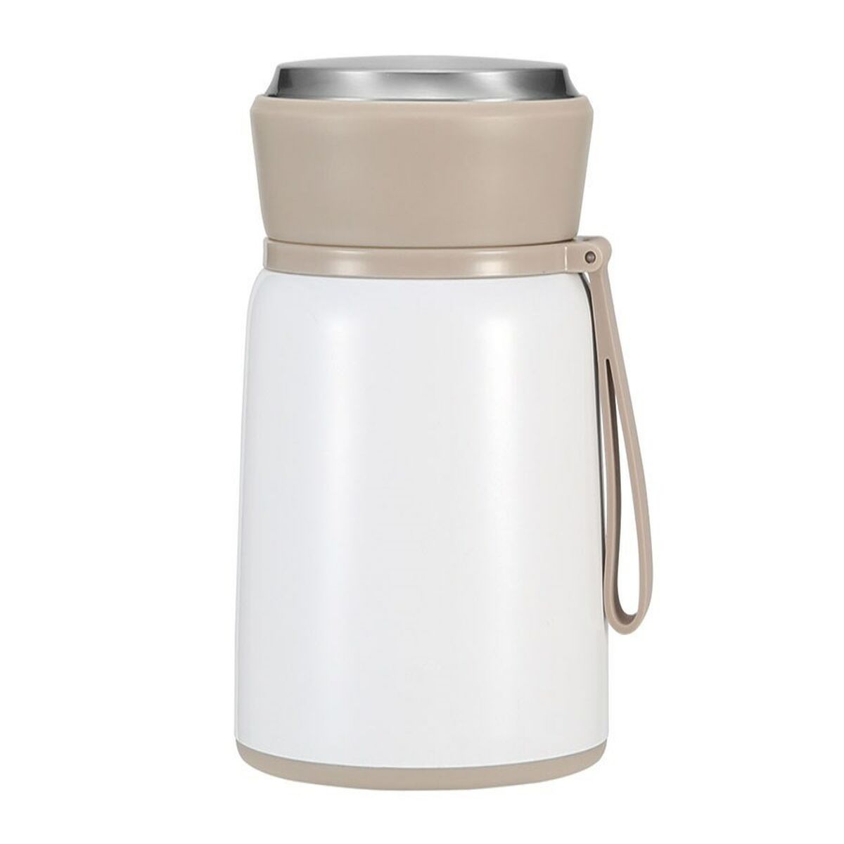 Thermos Feel Maestro Bianco Acciaio inossidabile Plastica 800 ml