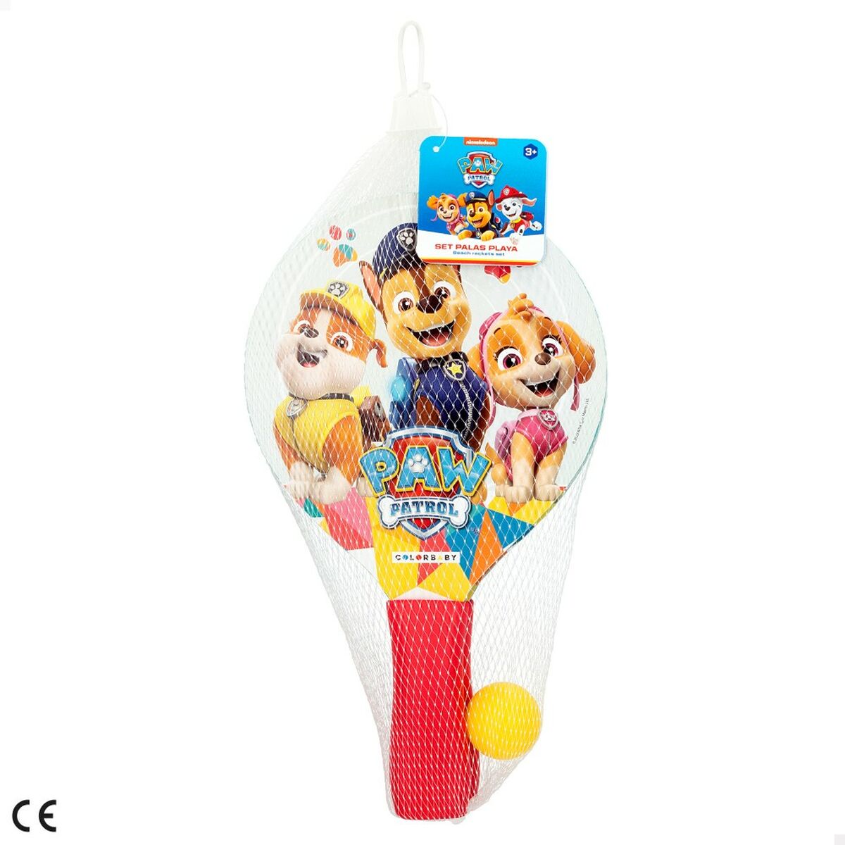 Palette da Spiaggia The Paw Patrol Legno 18,5 x 31,5 x 0,5 cm (12 Unità)