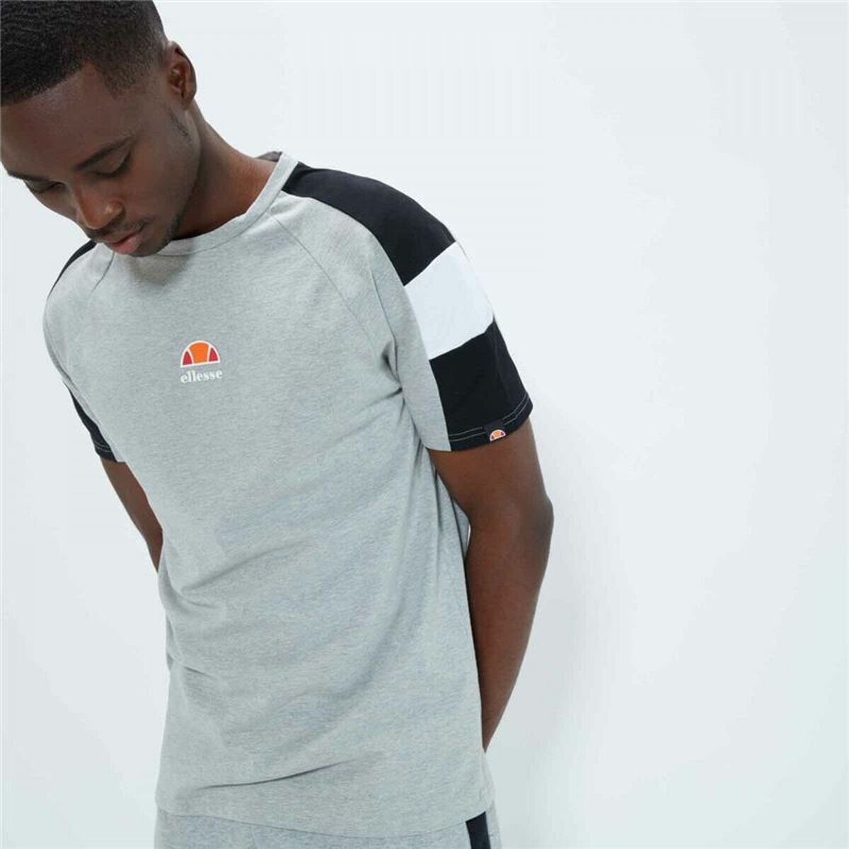 Maglia a Maniche Corte Uomo Ellesse Fosha Grigio