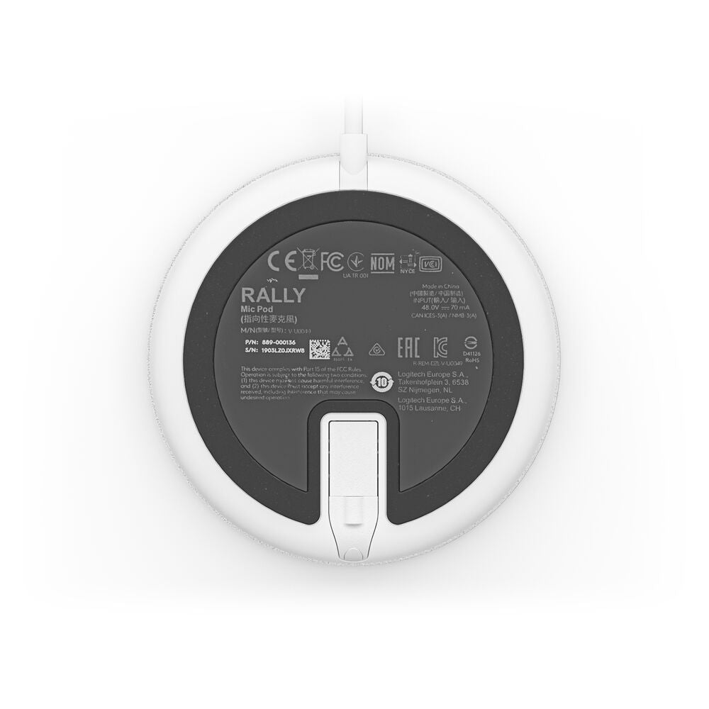 Microfono Logitech 952-000038 Bianco