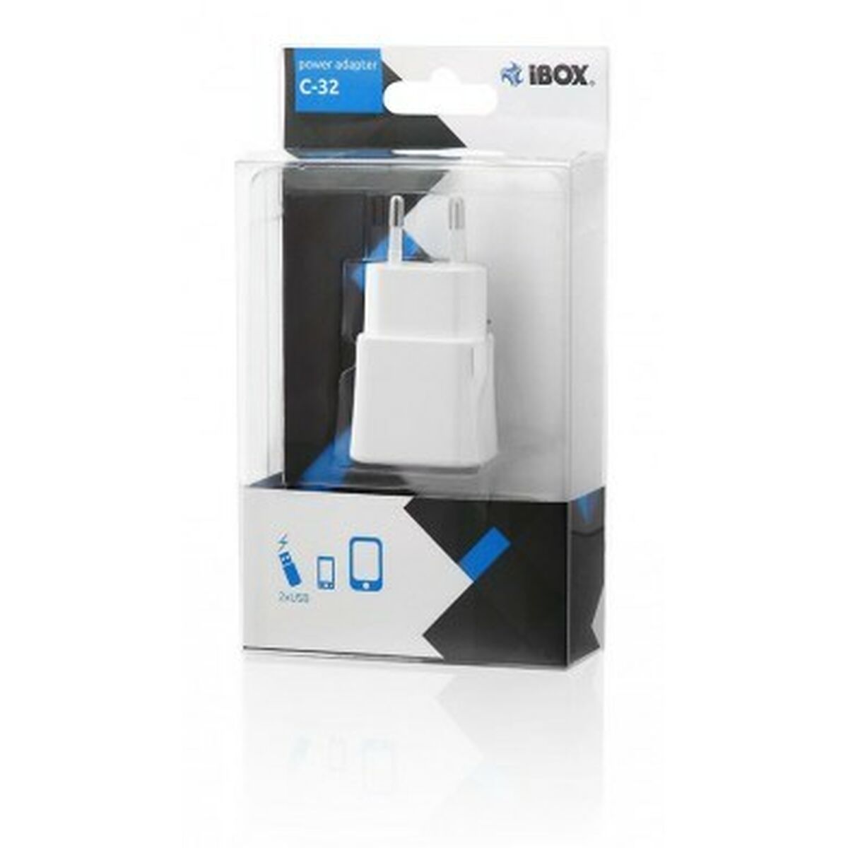 Caricabatterie da Parete Ibox C-32 Bianco 3600 W