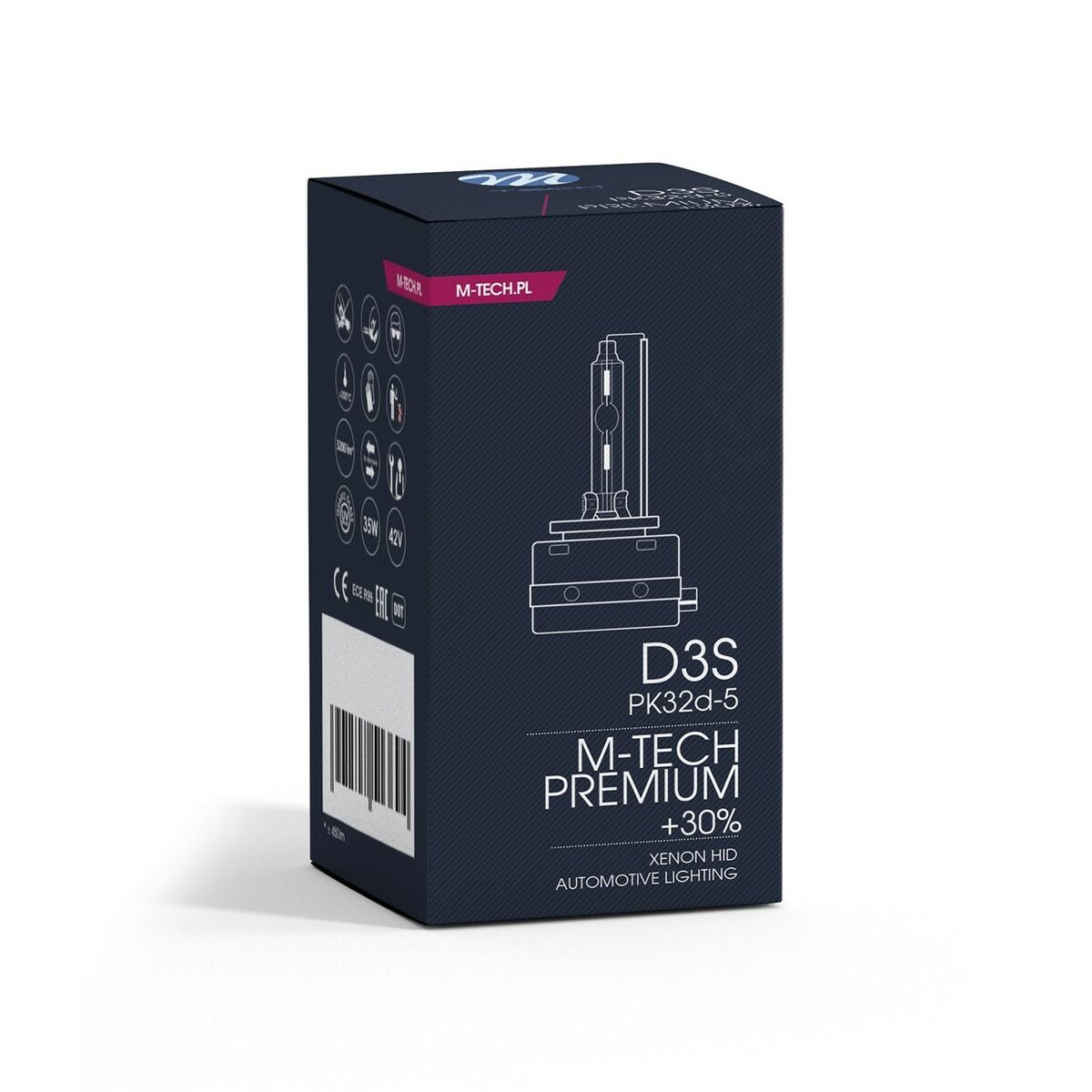 Lampadina per Auto M-Tech ZMD3S43 D3S 35 W 85V 4300K