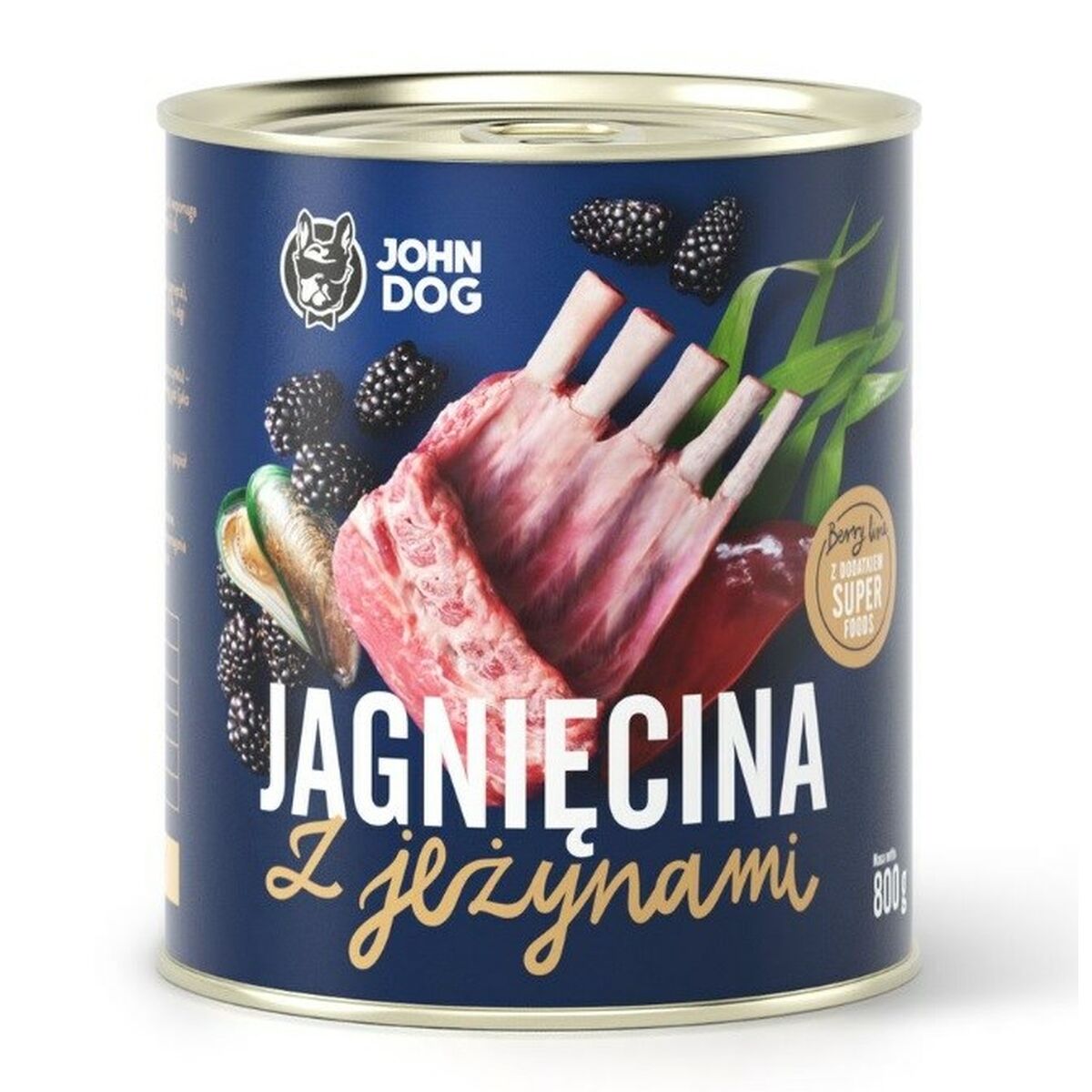 Cibo umido John Dog Mora Agnello 6 x 800 g
