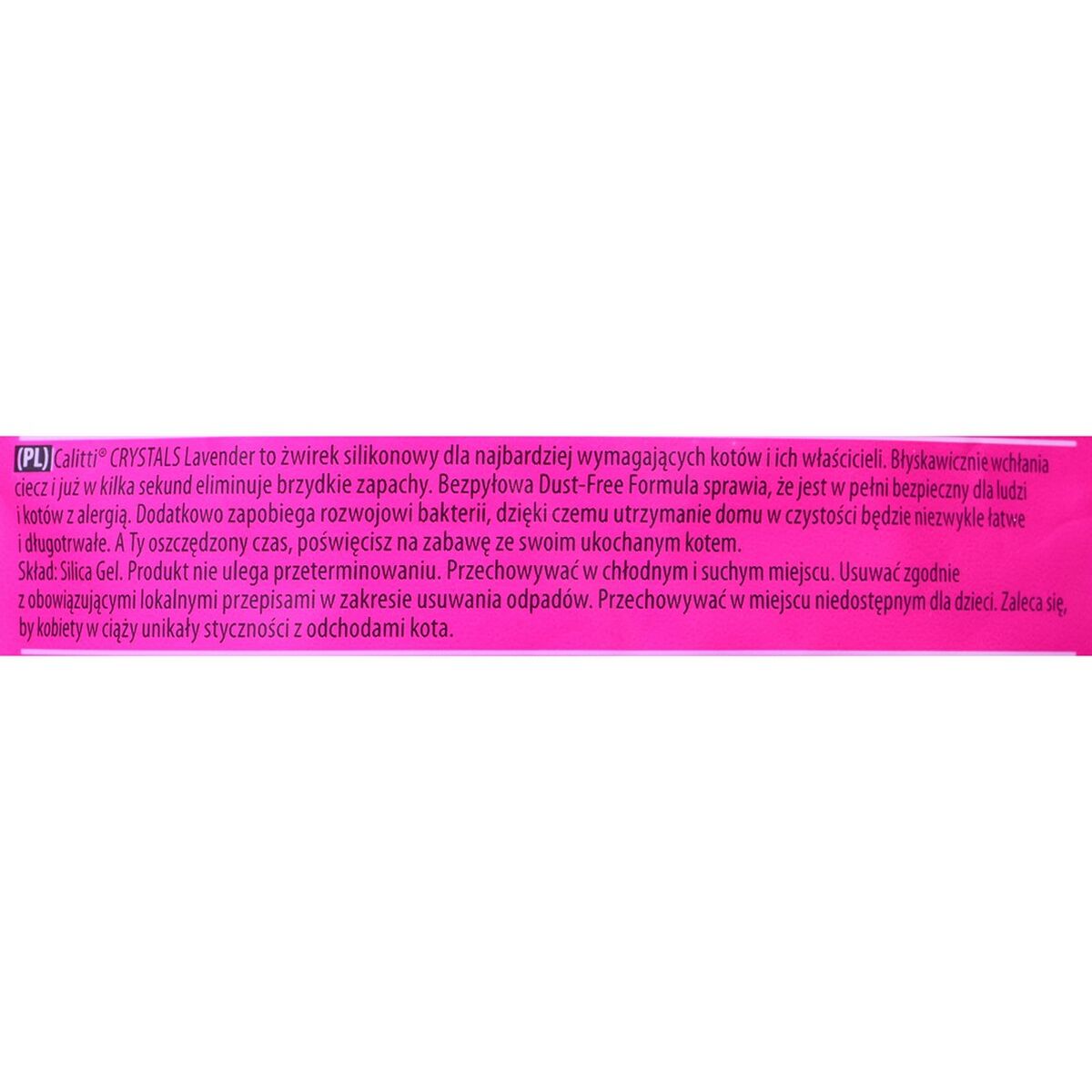 Sabbia per Gatti Calitti Crystal Lavender Lavanda 3,8 L