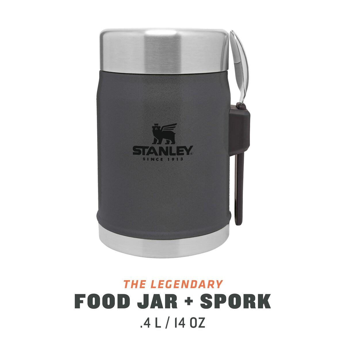 Thermos Stanley Classic 400 ml Grigio scuro