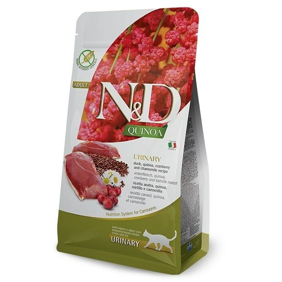 Cibo per gatti Farmina N&D CAT Urinary Adulto Mirtillo Anatra 1,5 Kg