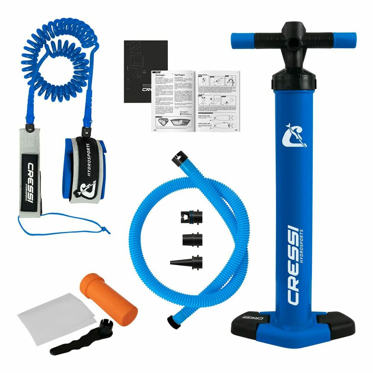 Tavola da Paddle Surf Gonfiabile con Accessori Paddle Surf Cressi-Sub NA021020 Azzurro