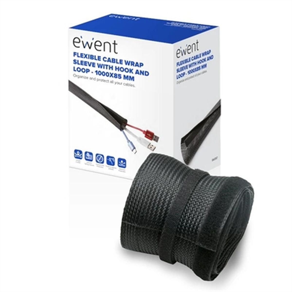 Manicotto Ewent ew1557 1 m Nero