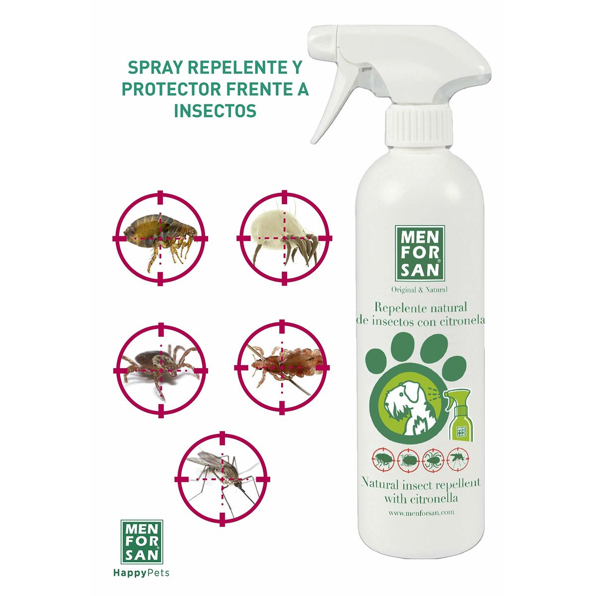 Repellente per insetti Menforsan 500 ml