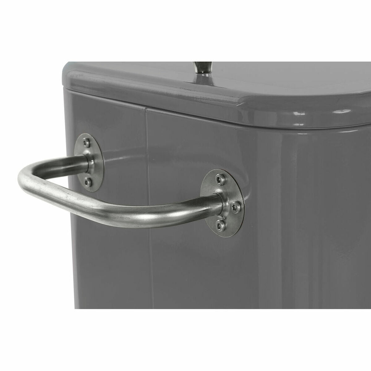 Frigo DKD Home Decor Con ruote Grigio Grigio scuro Acciaio polipropilene 56 L 74 x 43 x 80 cm (74 x 43 x 80 cm)