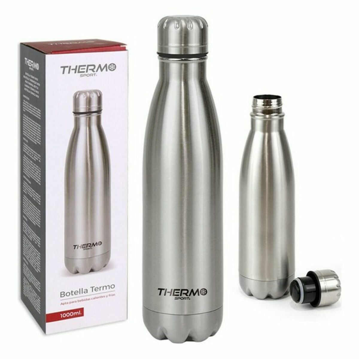 Bottiglia Térmica ThermoSport 1 L Acciaio (6 Unità)