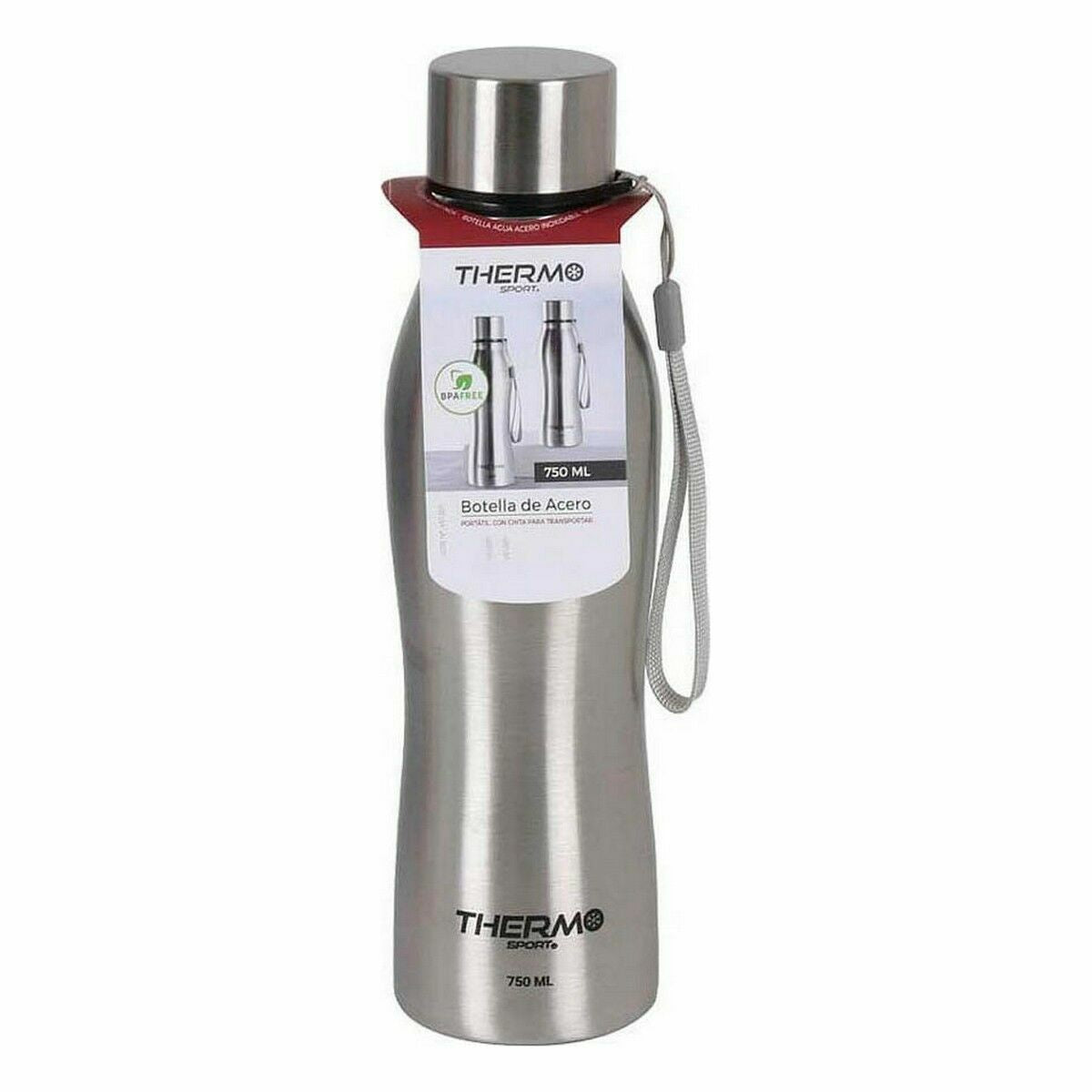 Bottiglia ThermoSport Acciaio Argentato (12 Unità)