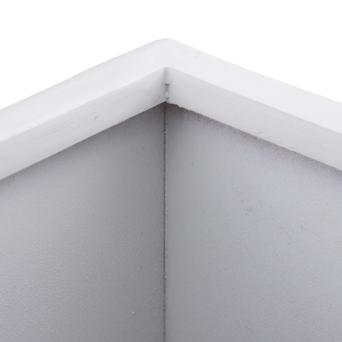 Vaso 31 x 31 x 61 cm Grigio Bianco Madreperla