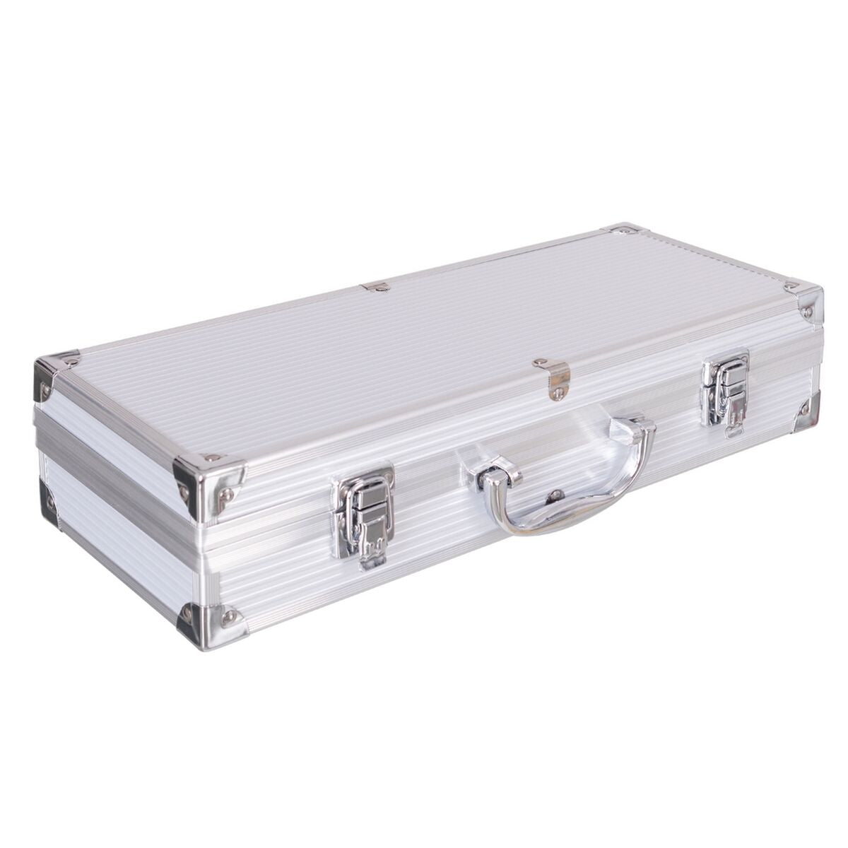 Kit di Utensili per Barbecue con Custodia Acciaio inossidabile 37 x 15 x 8 cm