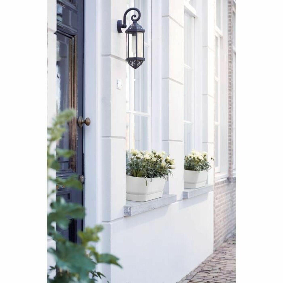 Vaso rettangolare da Balcone Elho Bianco 70 cm Plastica