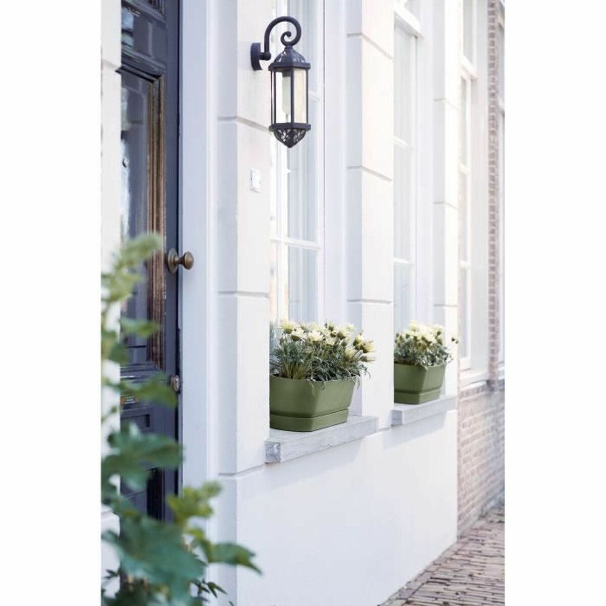 Vaso rettangolare da Balcone Elho 50 cm Nero Plastica