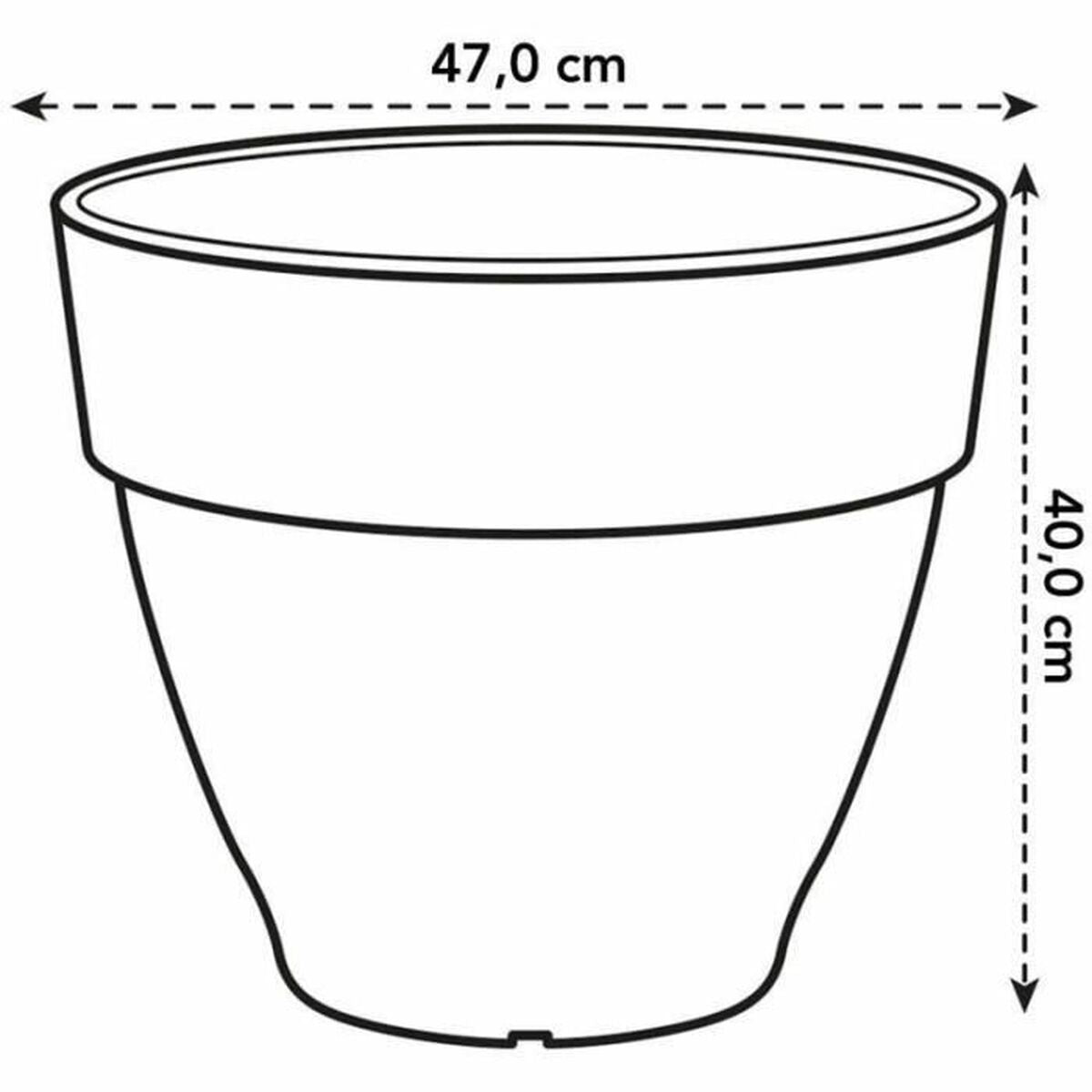 Vaso Elho Ø 47 cm Rotonda Verde Plastica