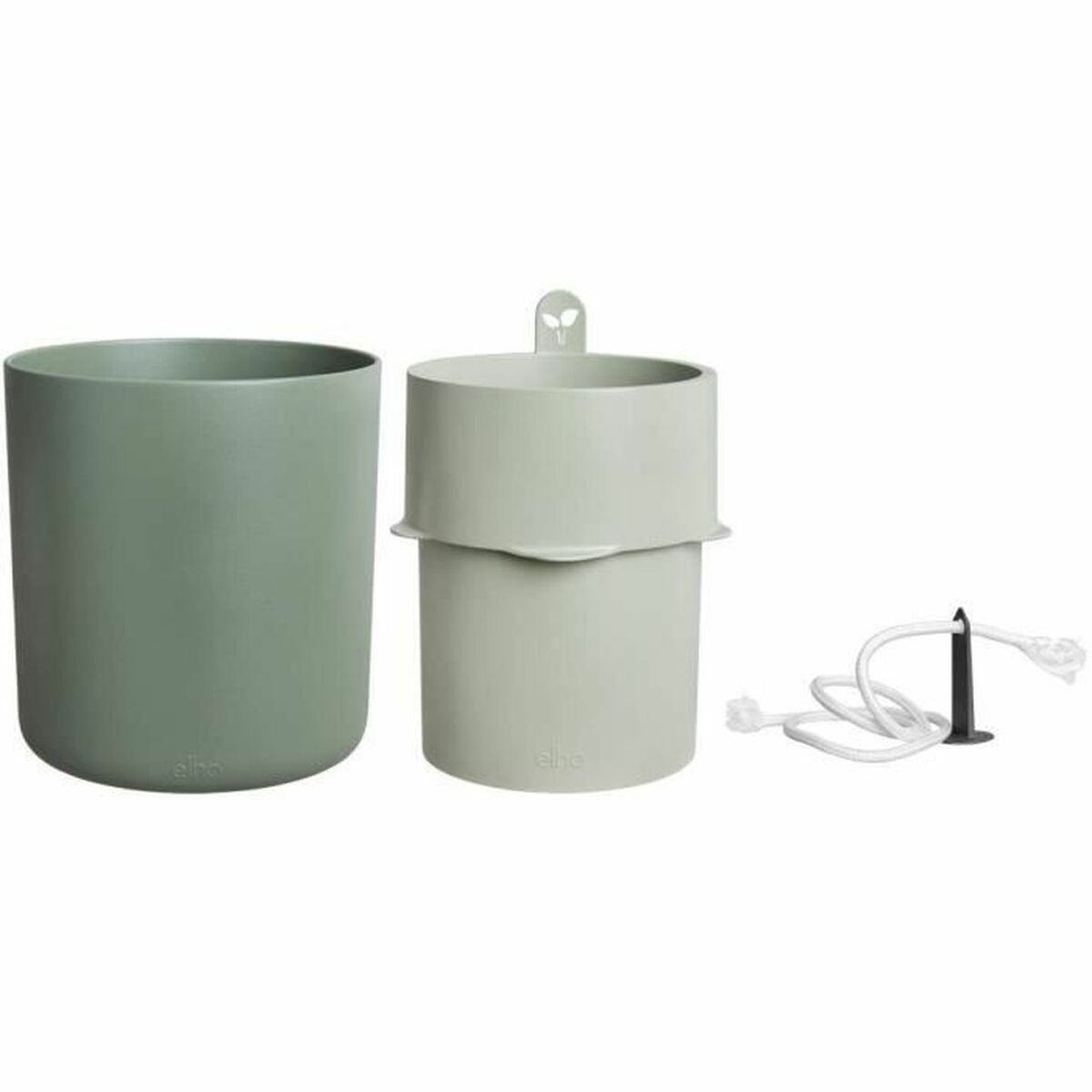 Vaso Elho Bouncy Basil Rotonda Verde Plastica Ø 16 cm