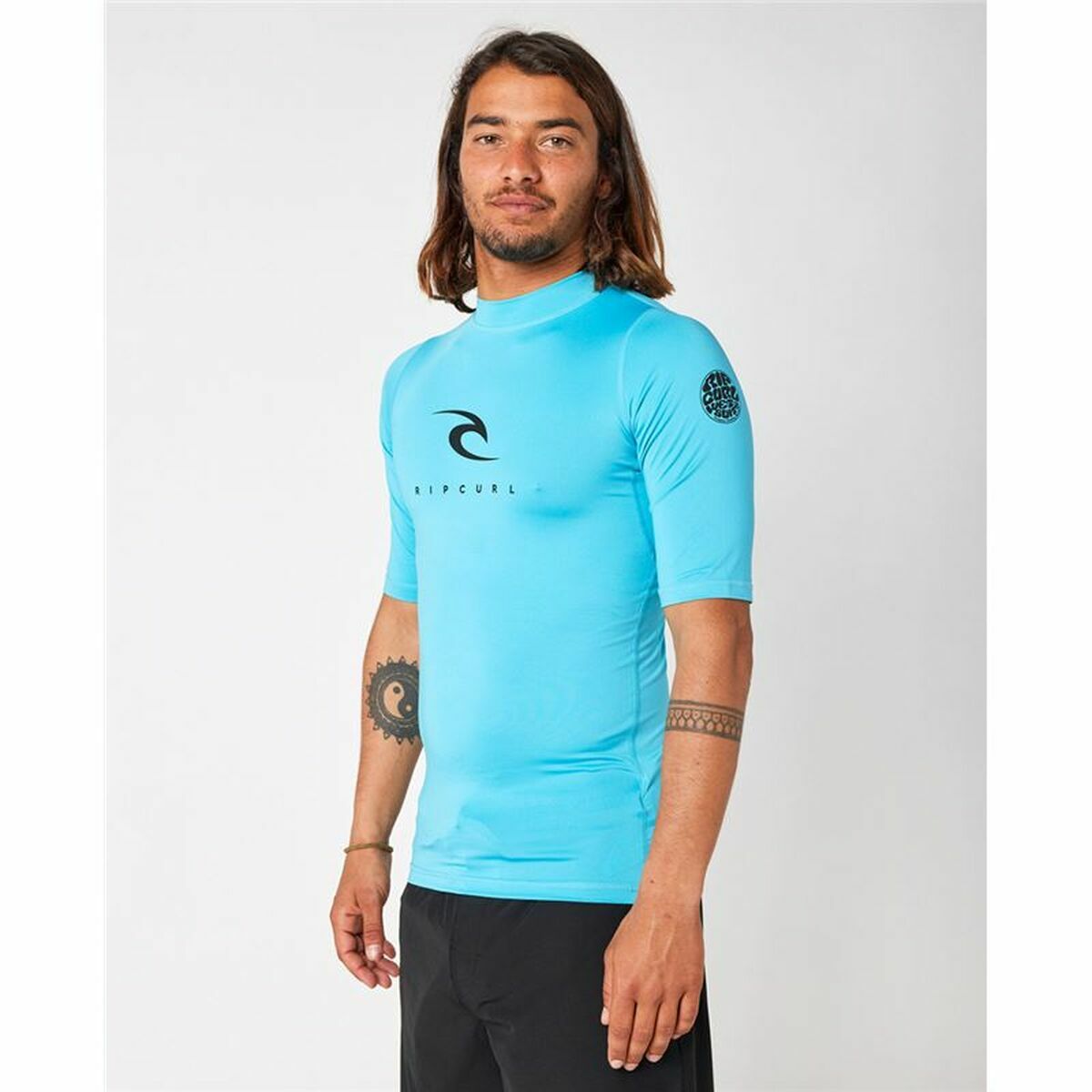 T-shirt da Bagno Rip Curl Corps Azzurro Blu cielo Acquamarina Uomo