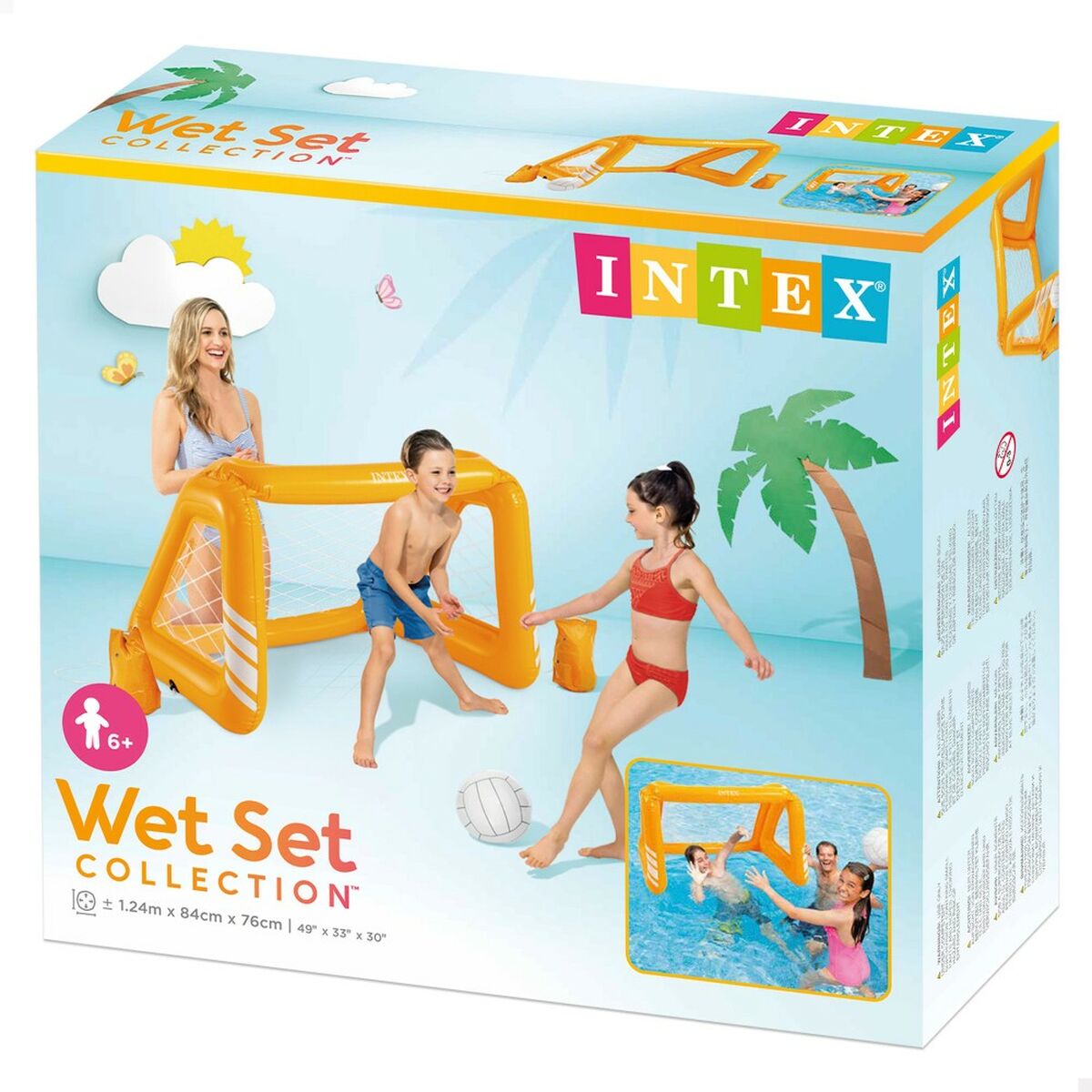 Porta Gonfiabile Intex Arancio