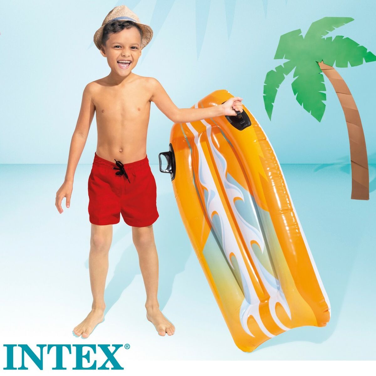 Salvagente Gonfiabile Intex Joy Rider Tavola da Surf 62 x 112 cm