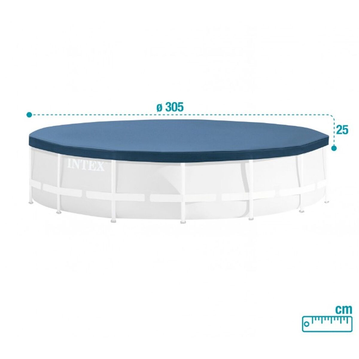 Copertura per piscina Intex 28030E 305 x 25 x 305 cm