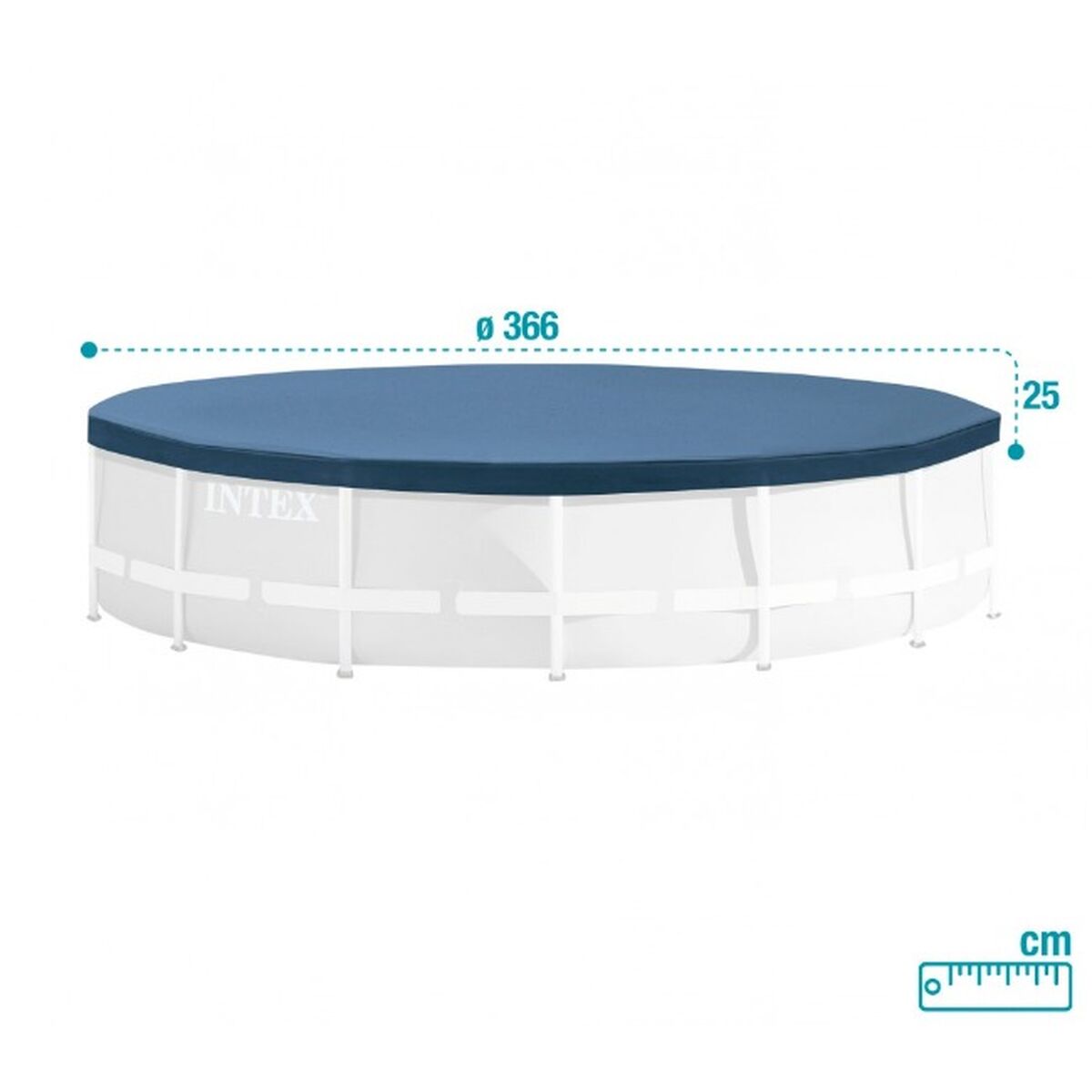 Copertura per piscina Intex 28031 366 x 25 x 366 cm