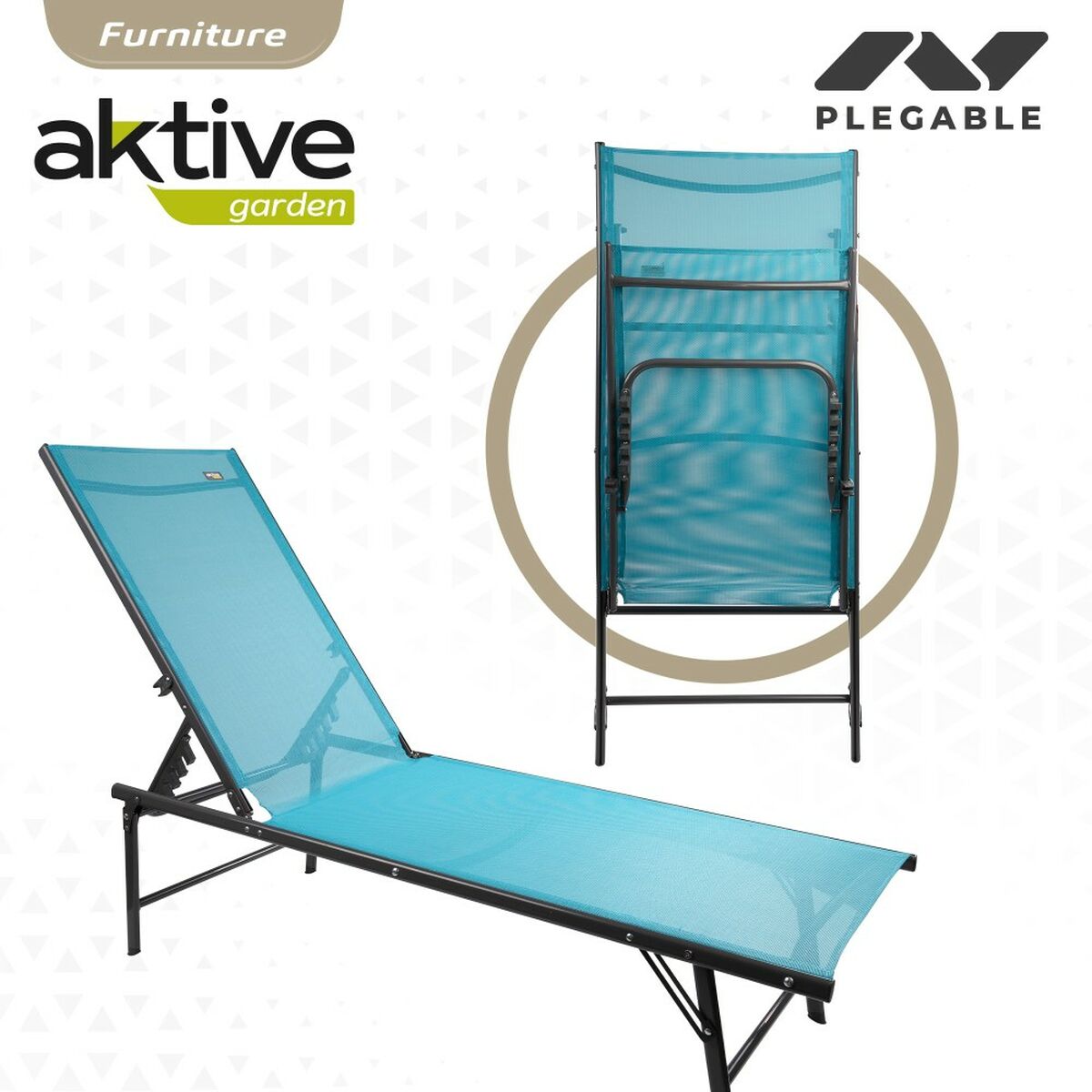 Amaca Aktive Azzurro 180 x 35 x 49 cm (2 Unità)