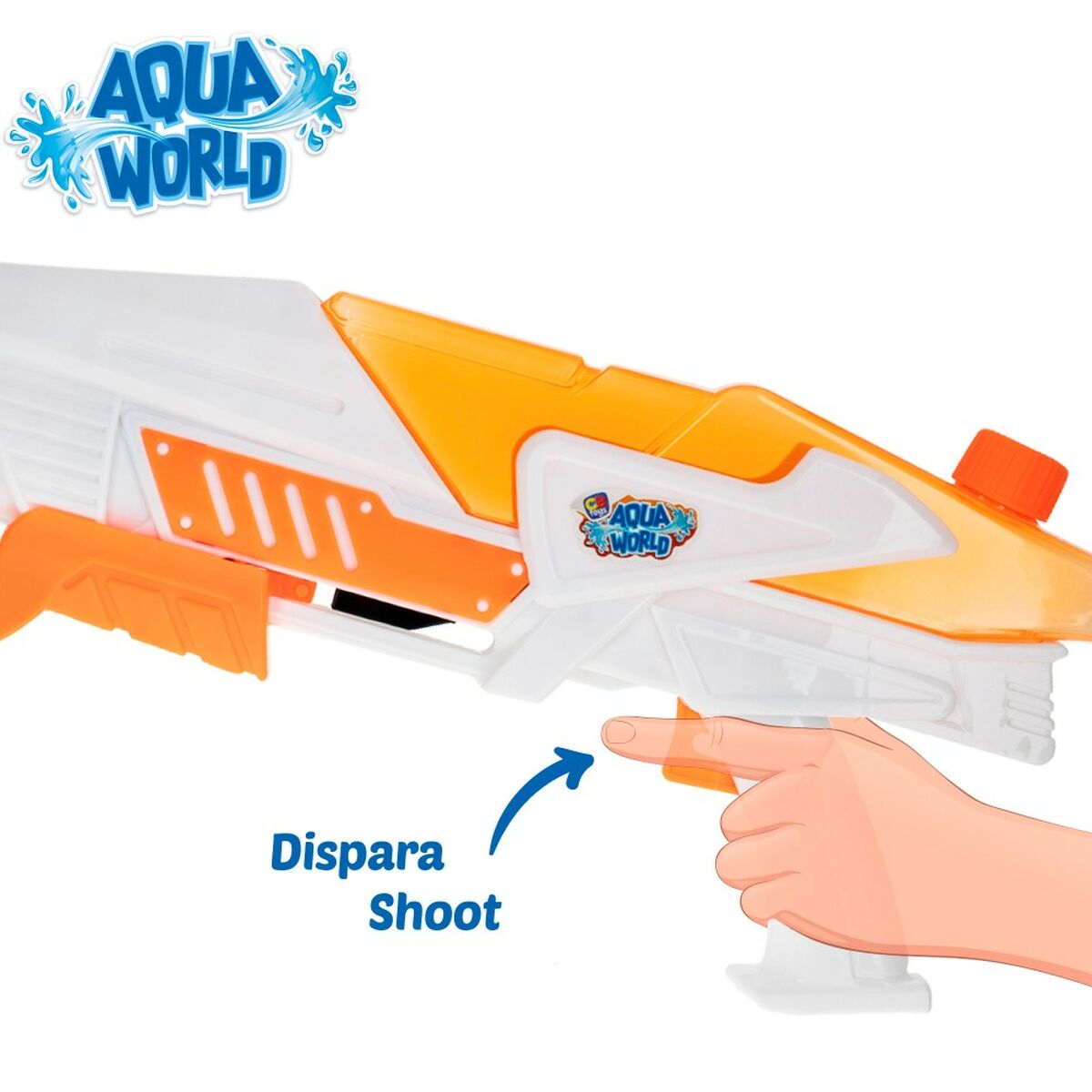 Pistola ad Acqua Colorbaby AquaWorld 310 ml 39 x 18 x 4,5 cm (8 Unità)