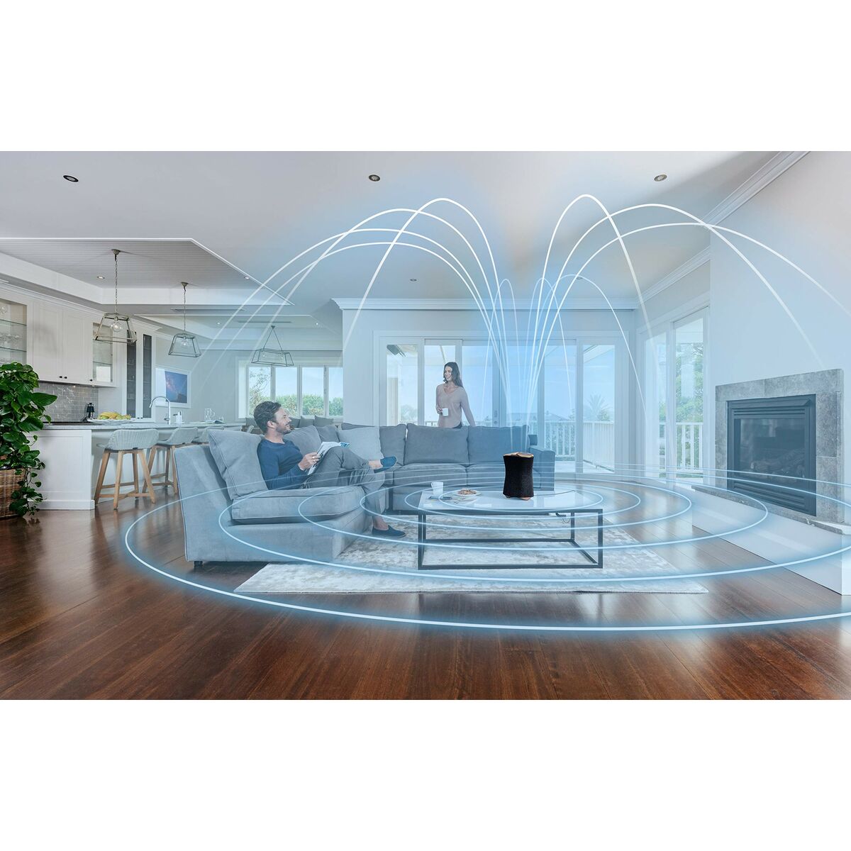 Altoparlante Bluetooth Sony SRS-RA5000 Nero