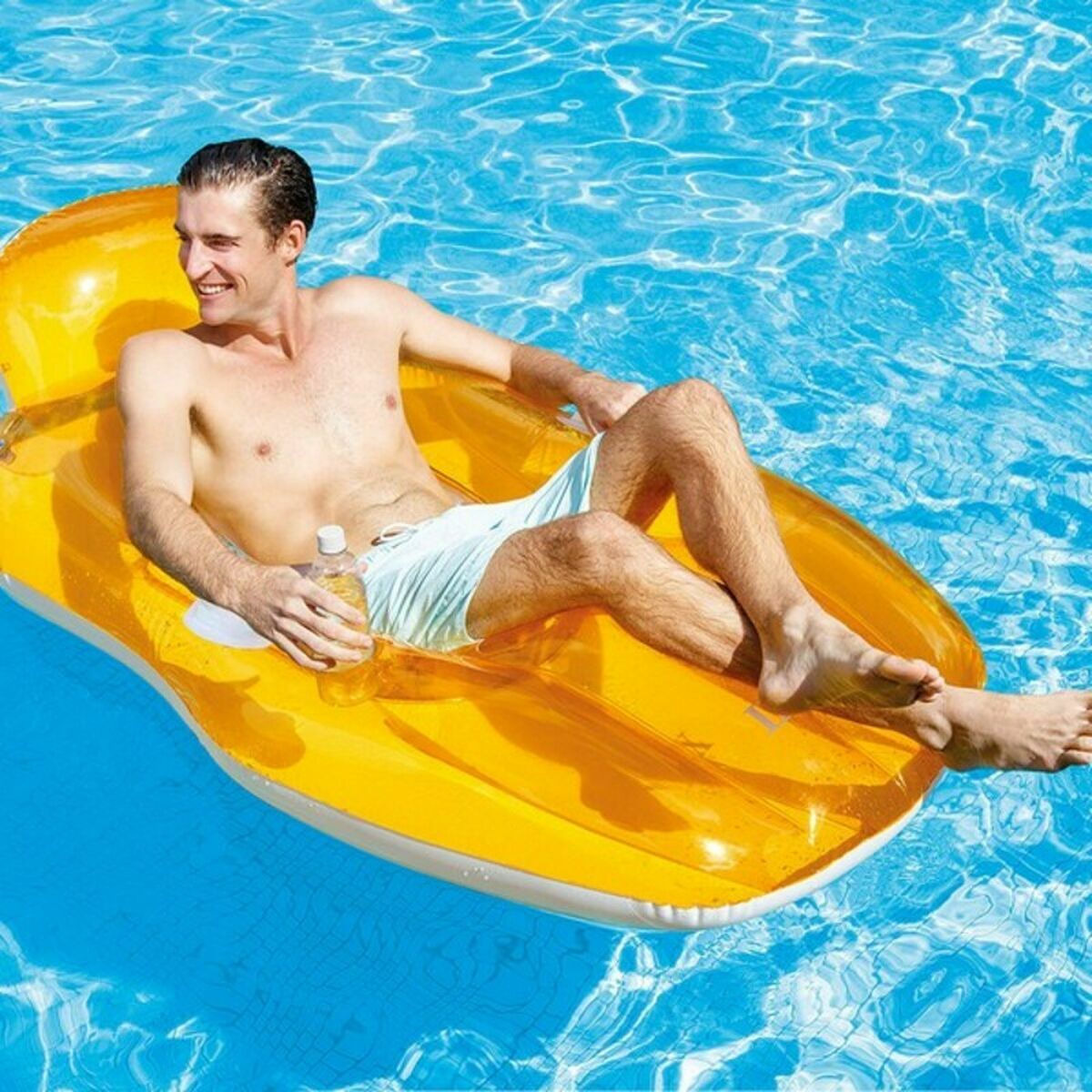 Poltrona da Piscina Gonfiabile Intex Chill 'n' Float 163 x 104 cm
