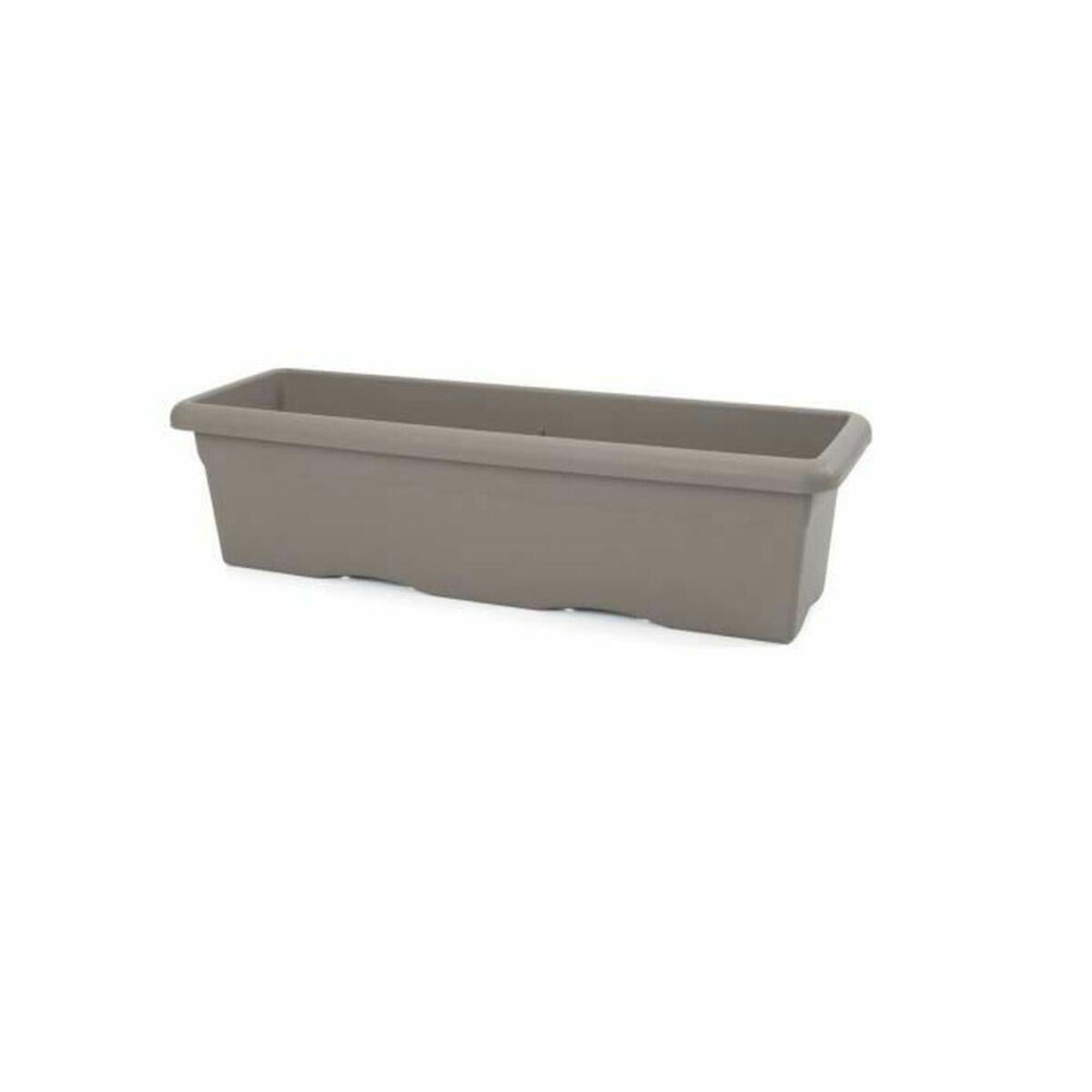 Vaso rettangolare da Balcone Plastiken Taupé Plastica 80 x 33 x 28 cm