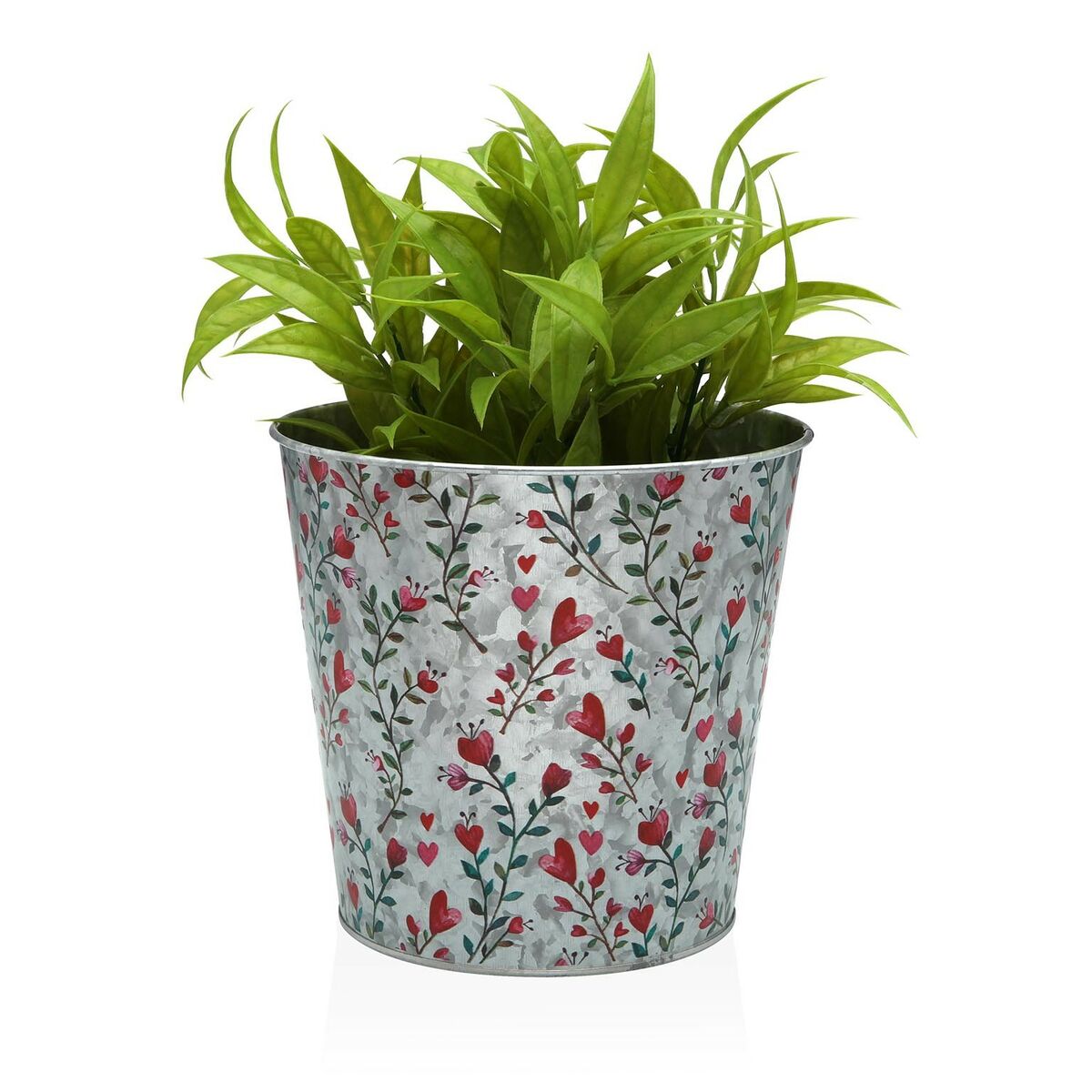 Vaso Versa Cuori Metallo Minimalista 18 x 17 x 18 cm