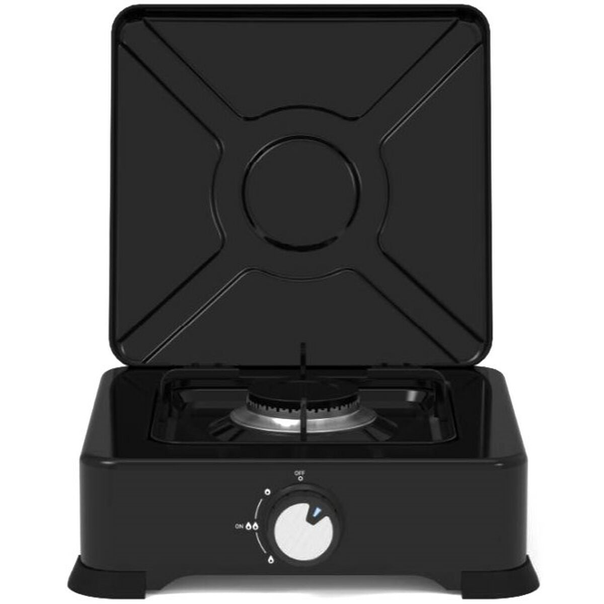 fornello a gas Universal Blue 7007 Nero