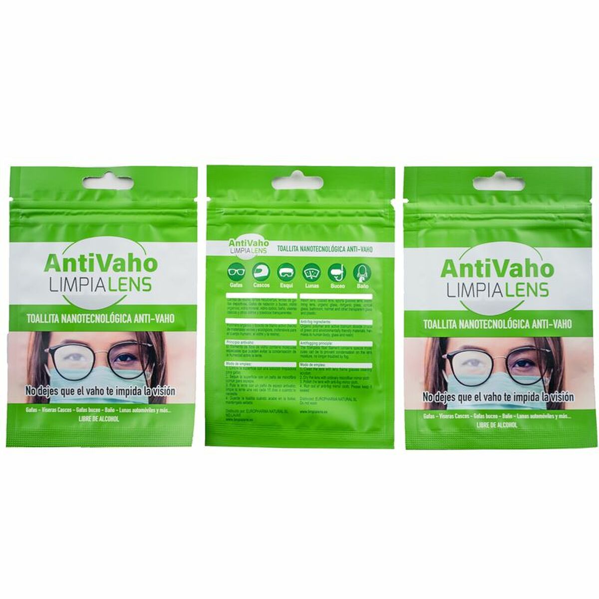 Salviettine Antiappannamento per Occhiali Limpialens 997159-PACK
