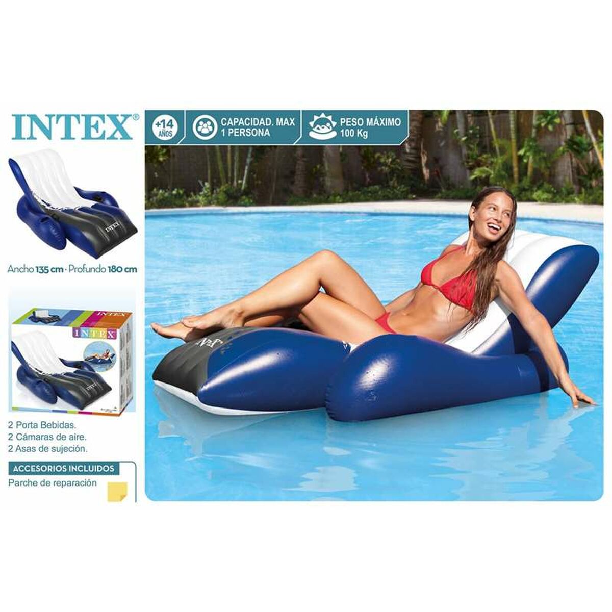 Poltrona da Piscina Gonfiabile Intex
