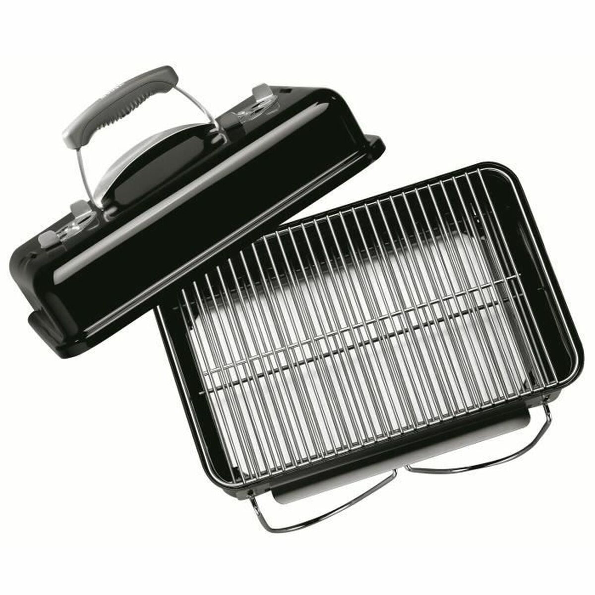 Barbecue Portatile Weber Acciaio cromato Carbone