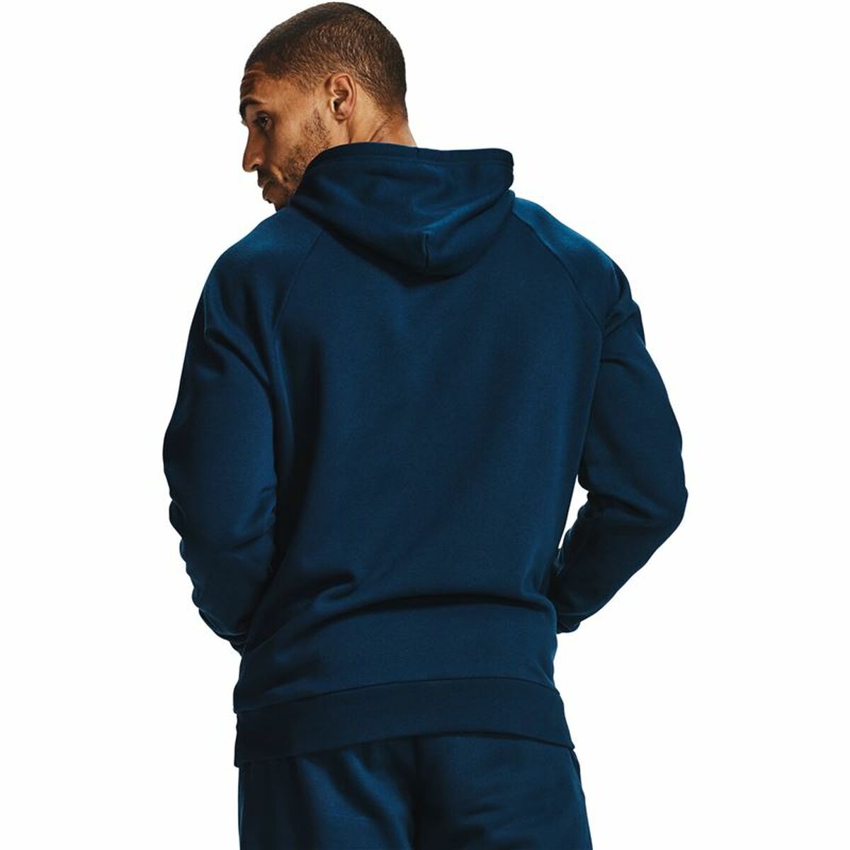 Felpa senza Cappuccio Uomo Under Armour Rival Fleece Azzurro