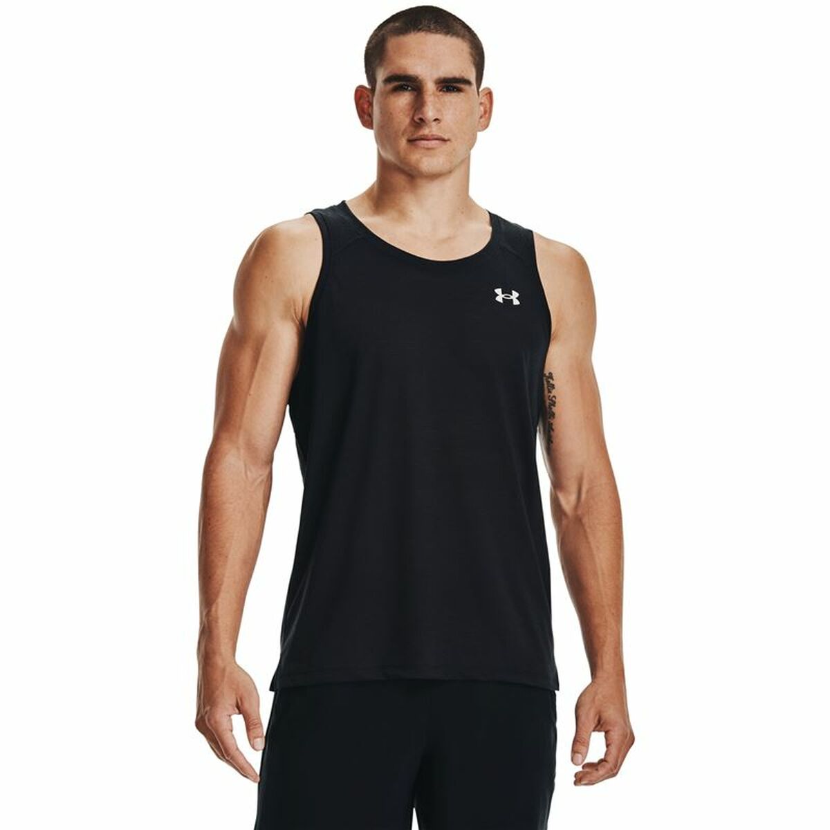 Maglia Smanicata da Uomo Under Armour Streaker Nero