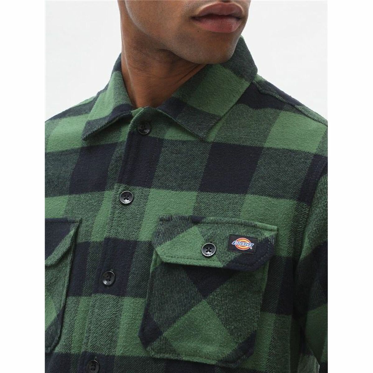 Maglia a Maniche Lunghe Uomo Dickies New Sacramento Verde