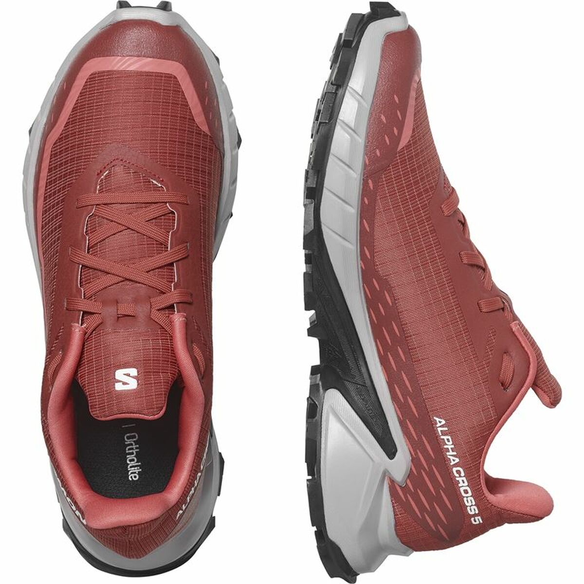 Scarpe Sportive da Donna Salomon Alphacross 5 Rosso
